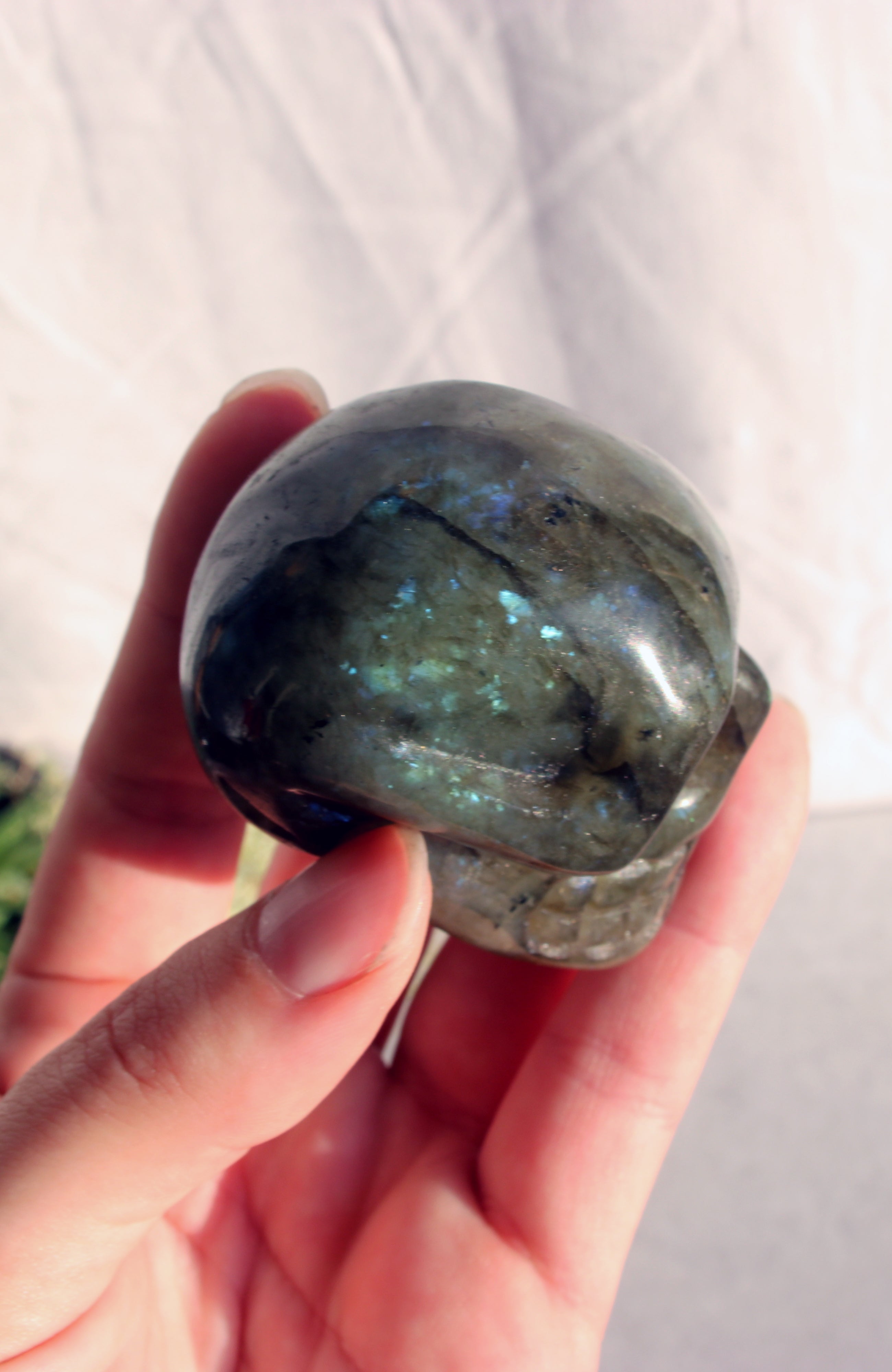 Labradorite Skull